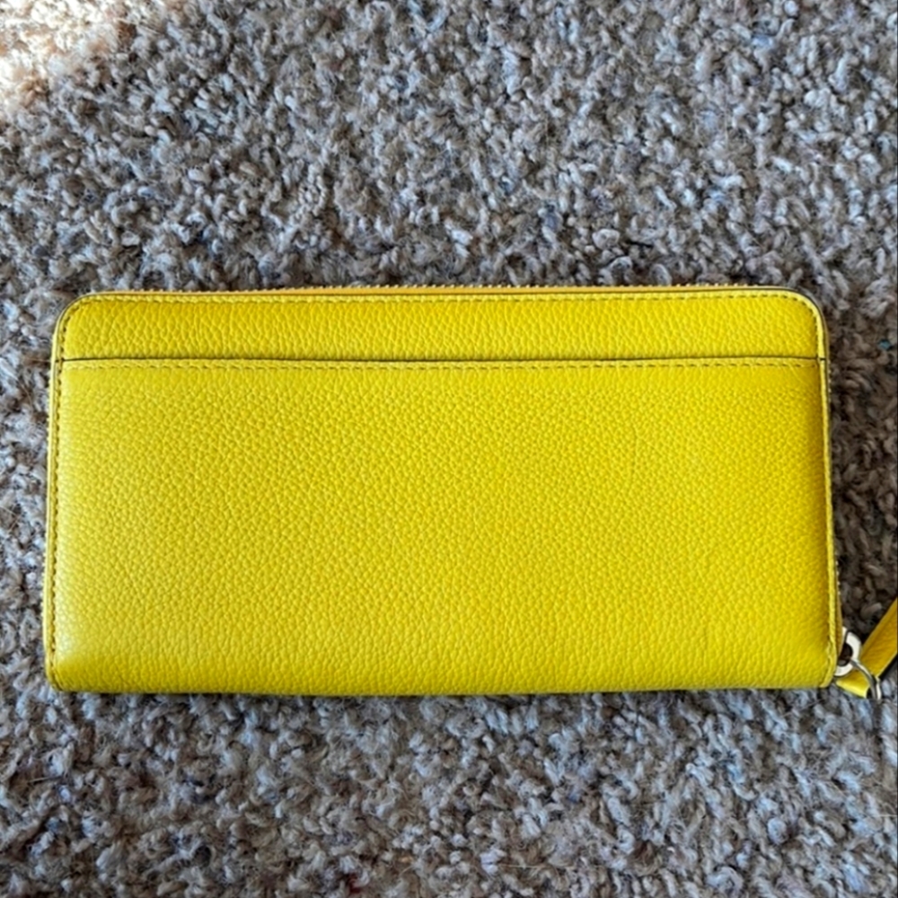 Yellow Kate Spade Large Wallet - Picture 2 of 5